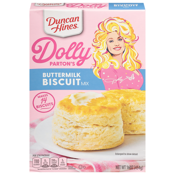 Save on Duncan Hines Dolly Parton's Buttermilk Biscuit Mix Order Online