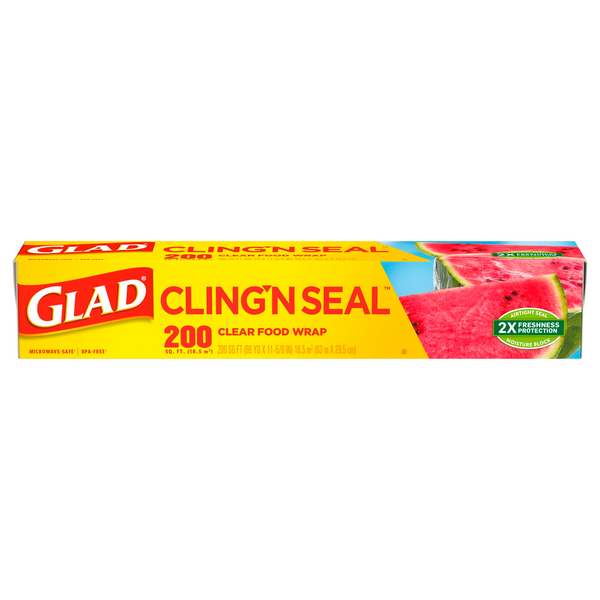 Glad Cling'n Seal Clear Food Wrap