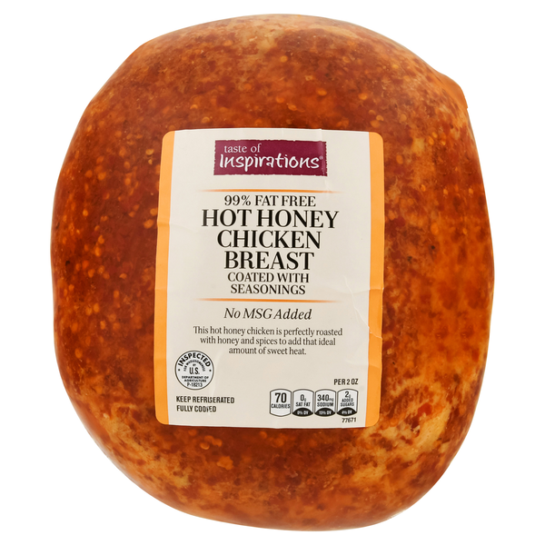 Taste of Inspirations Deli Hot Honey Chicken Breast (Shaved)
