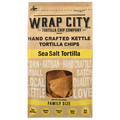 Wrap City Hand Crafted Sea Salt Kettle Tortilla Chips Family Size