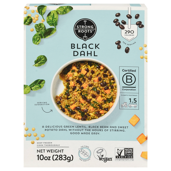 Strong Roots Vegan Black Dahl Frozen Meal