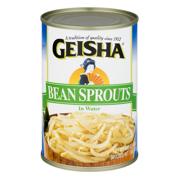 Geisha Bean Sprouts in Water