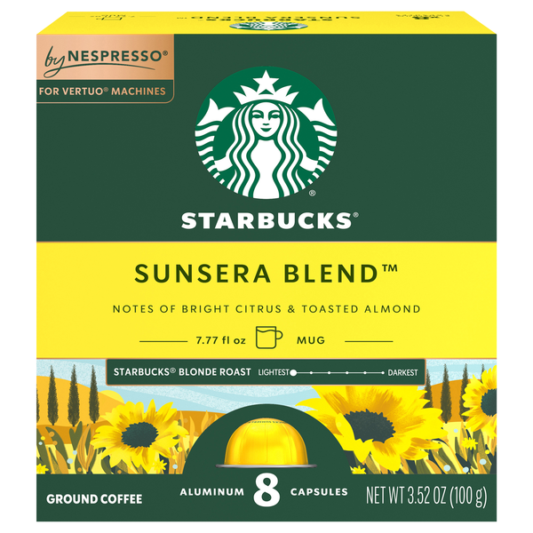 Starbucks Sunsera Blend Blonde Roast Coffee Capsules