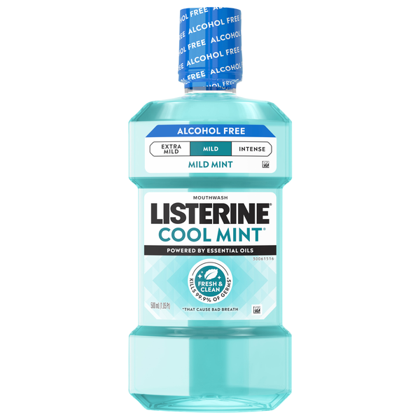 Listerine Zero Alcohol Mouthwash Cool Mint