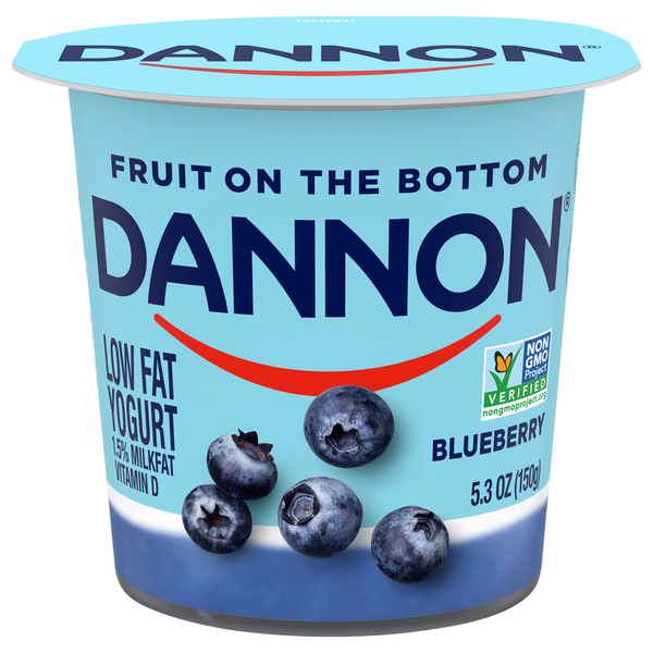 Dannon Fruit on the Bottom Low Fat Blueberry Yogurt Cup