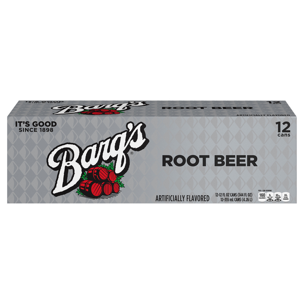 Barq's Root Beer Soda - 12 pk