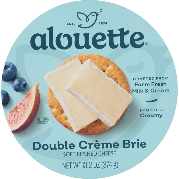 Alouette Double Creme Brie Cheese