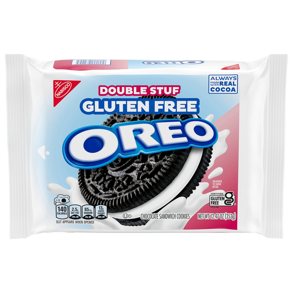OREO Gluten Free Double Stuf Chocolate Sandwich Cookies