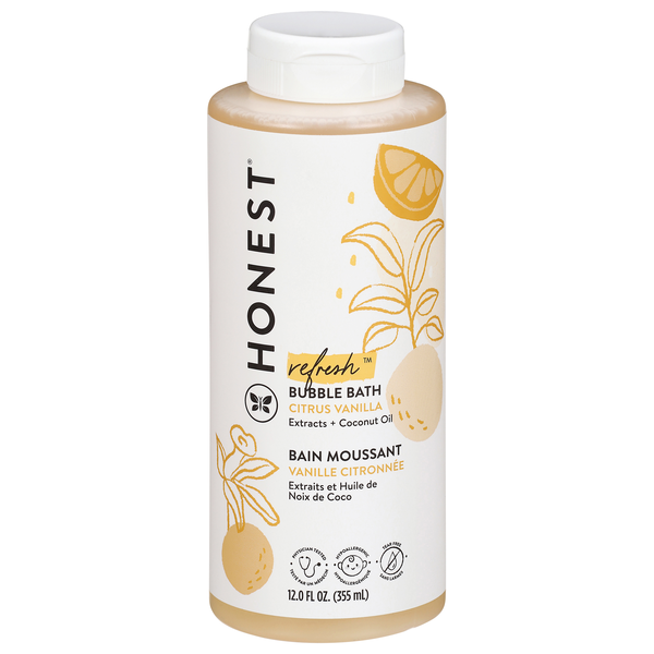 Honest Bubble Bath Everyday Gentle Citrus Vanilla