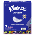 Kleenex Ultra Soft Facial Tissue 3-Ply 120 ct ea - 3 pk
