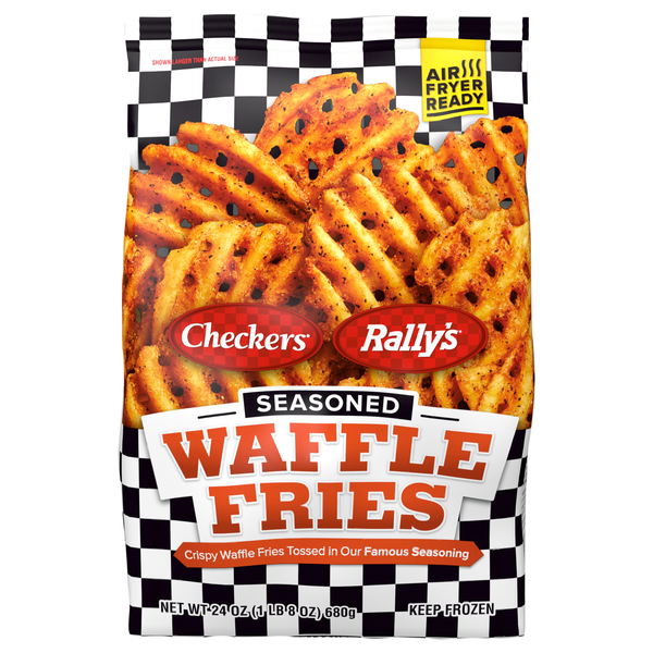 Checkers Rally's Seasoned Waffle Fries Frozen