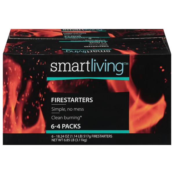 Smart Living Firestarters 6-4 Packs