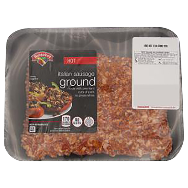 Hannaford Hot Italian Ground Sausage Fresh