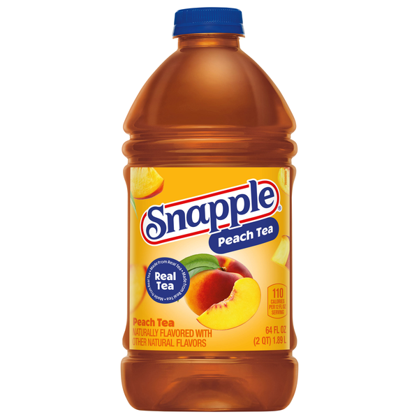 Snapple All Natural Peach Flavored Iced Tea