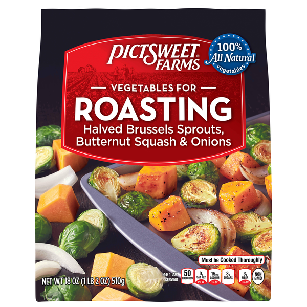 Pictsweet Farms Halved Brussels Sprouts Butternut Squash & Onions Frozen