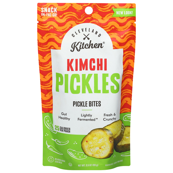 Cleveland Kitchen Kimchi Pickle Bites Snack Pouch Refrigerated