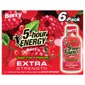 5-Hour Extra Strength Sugar Free Berry Energy Shot - 6 pk