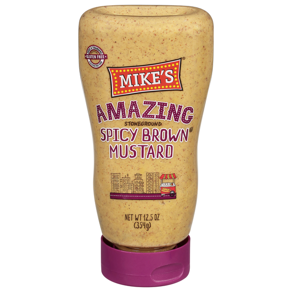 Mike's Amazing Stoneground Spicy Brown Mustard