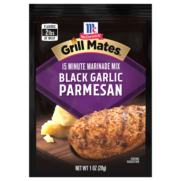 McCormick Grill Mates Black Garlic Parmesan 15 Minute Marinade Mix