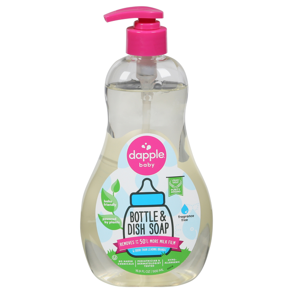 dapple Baby Bottle & Dish Soap Fragrance Free