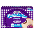 Smucker's Uncrustables Peanut Butter & Grape Jelly Sandwich - 15 ct Frozen