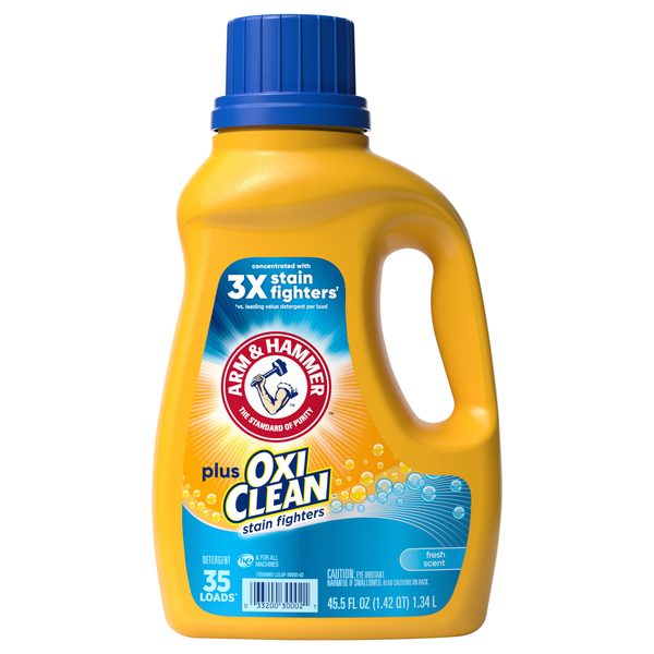 Arm & Hammer Fresh Scent Plus Oxi Clean Liquid Laundry Detergent