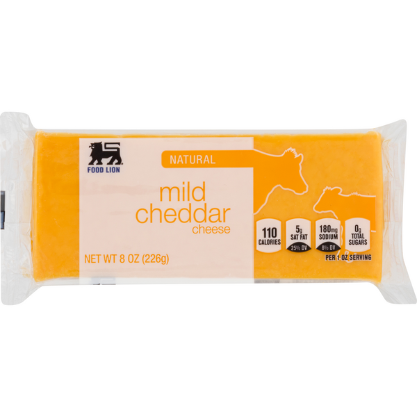 Save on Food Lion Cheese Cheddar Mild Natural Order Online Delivery Food Lion