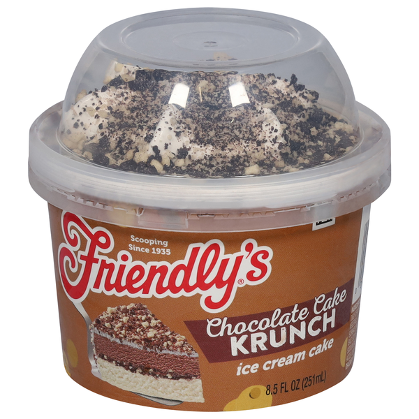 Friendly's Chocolate Cake Krunch Ice Cream Cake Cup