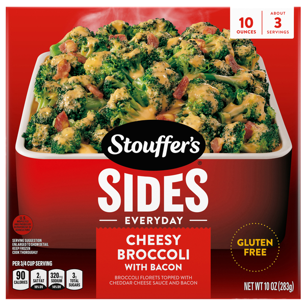Stouffer's Gluten Free Cheesy Broccoli with Bacon Frozen Entree