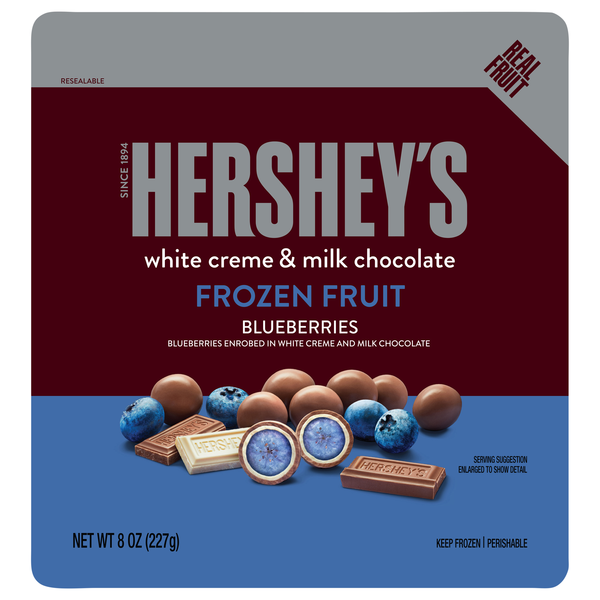 Hershey's White Creme & Milk Chocolate Blueberries Frozen
