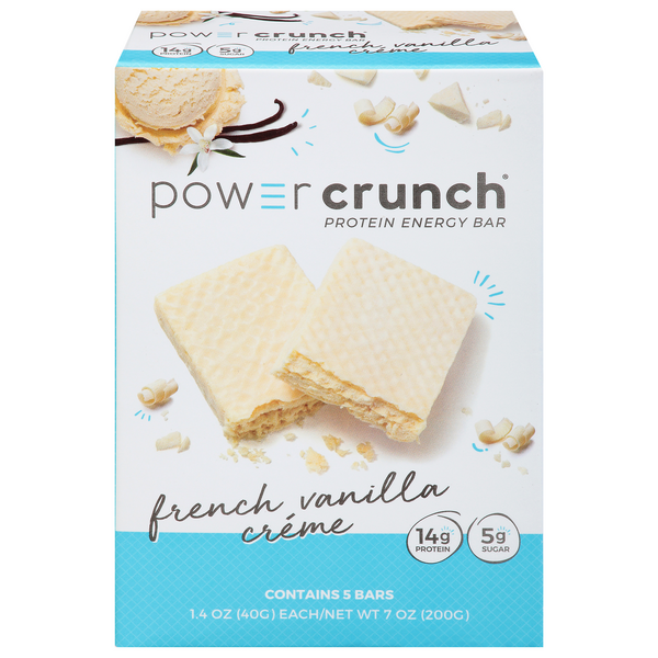 Save on Power Crunch Protein Energy Bar French Vanilla Creme 5 ct
