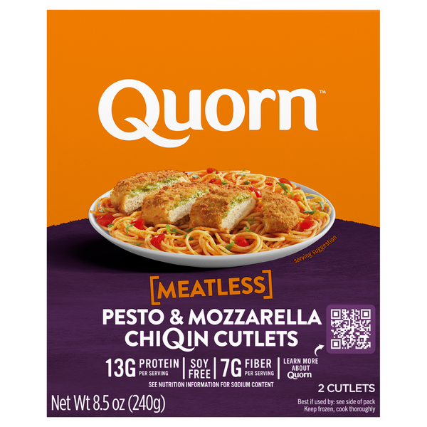 Quorn Meatless Pesto & Mozzarella ChiQin Cutlets - 2 ct Frozen