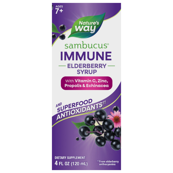 Nature's Way Sambucus Elderberry Immune Syrup