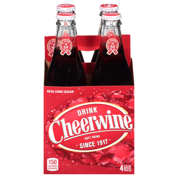 Cheerwine Soda - 4 pk