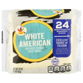 Stop & Shop Singles White American Cheese Slices - 24 ct