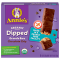 Annie's Organic Chocolate Chip Dipped Granola Bars - 5 ct