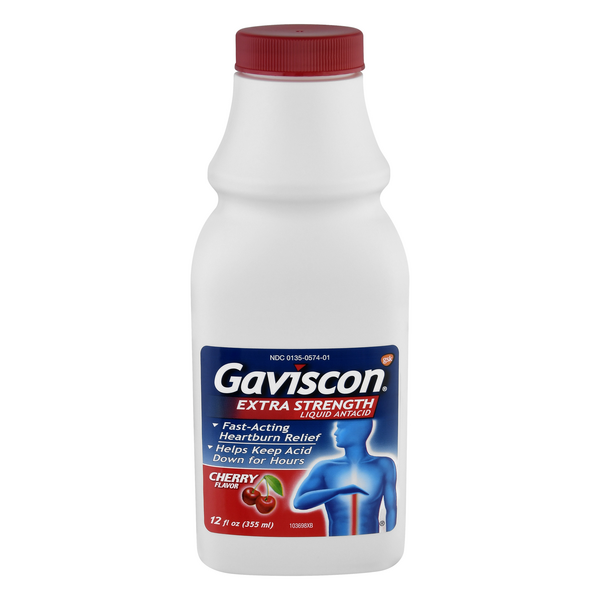 Save on Gaviscon Extra Strength Liquid Antacid Cherry Order Online