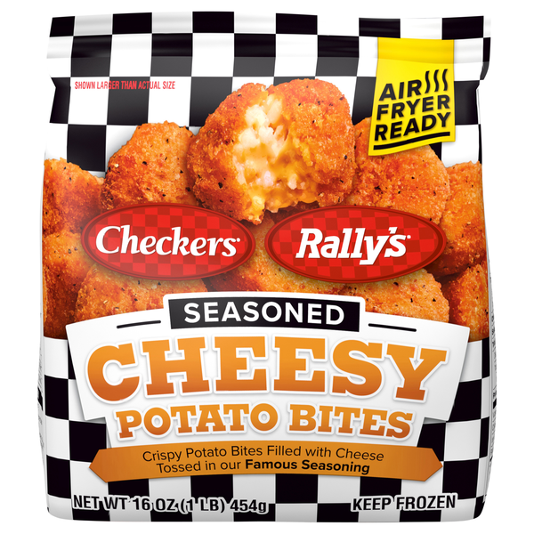 Checkers Rally's Seasoned Cheesy Potato Bites Frozen