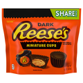 Reese's Miniature Dark Chocolate Peanut Butter Cups Candy Share Pack