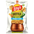 Lay's Jalapeno Kettle Cooked Potato Chips Party Size