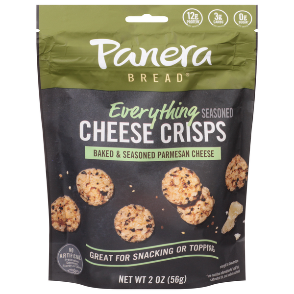 Save on Panera Bread Cheese Crisps Everything Seasoned Order Online