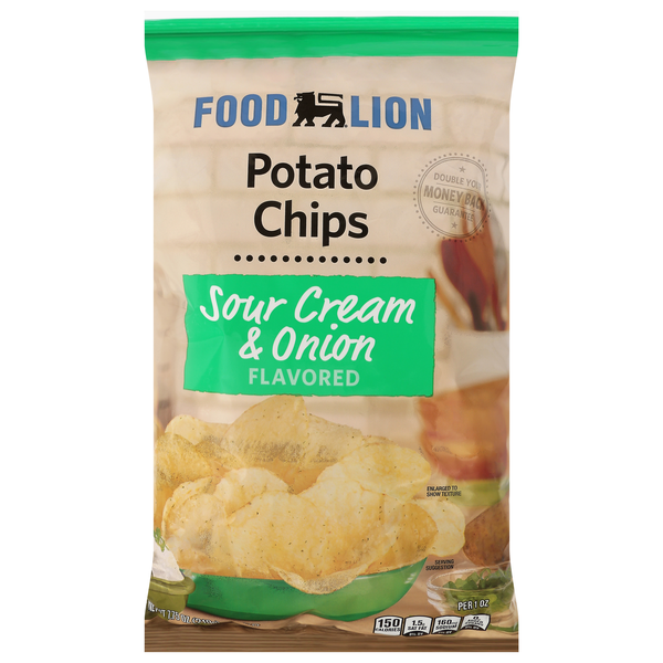 Food Lion Sour Cream & Onion Flavored Potato Chips