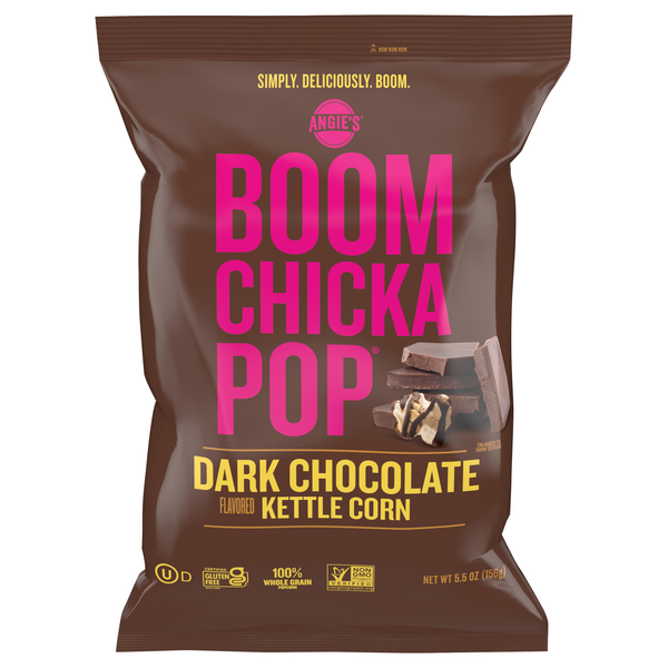 Angie's BOOMCHICKAPOP Dark Chocolate Drizzled Sea Salt Kettle Corn Popcorn