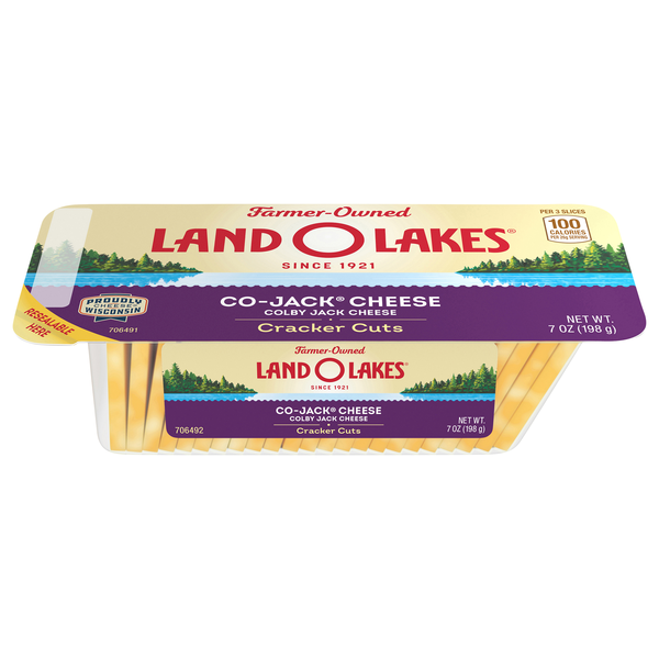 Land O Lakes Co-Jack Cheese Cracker Cut Slices