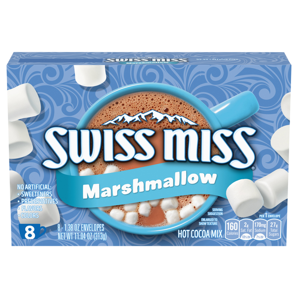 Swiss Miss Marshmallow Hot Cocoa Mix - 8 ct