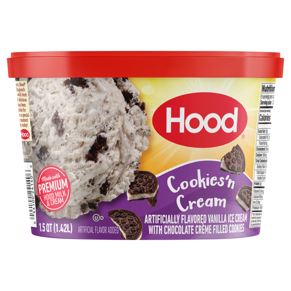 Hood Cookies 'n Cream Ice Cream