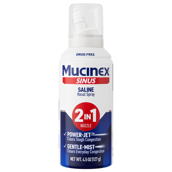 Mucinex 2-in-1 Sinus Saline Nasal Spray