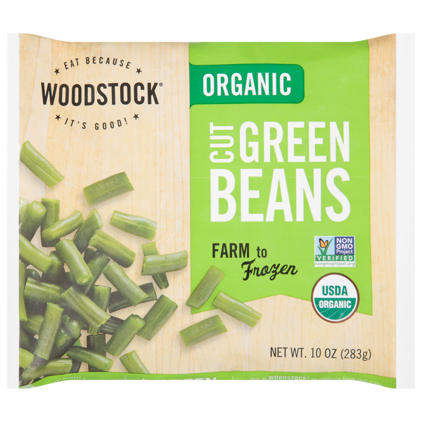 Woodstock Organic Cut Green Beans Frozen