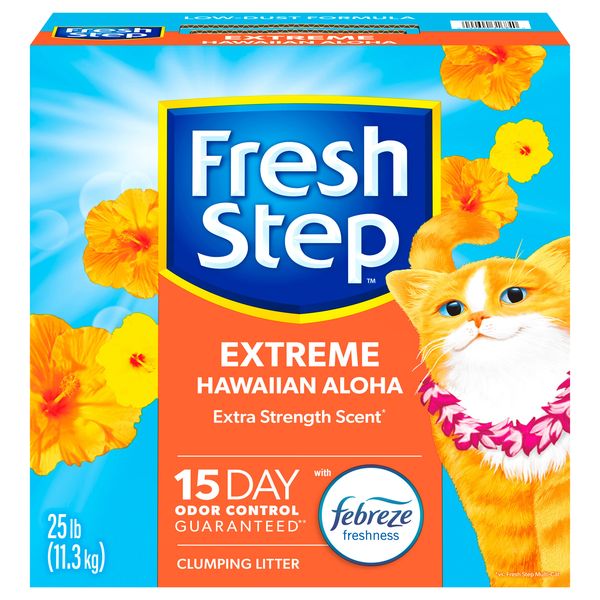 Save on Fresh Step Extreme Clumping Hawaiian Aloha Scent Low Dust