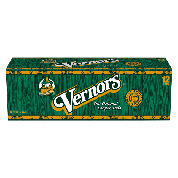Vernors Caffeine Free Ginger Soda - 12 pk